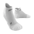 CEP - ULTRALIGHT COMPRESSION NO-SHOW SOCKS for men | Heel sports socks with compression, Carbon White, XL