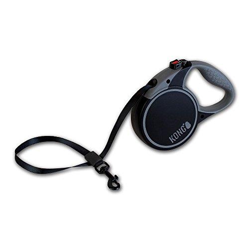 KONG Terrain Retractable Dog Leash, Small, Black, 5m Tape
