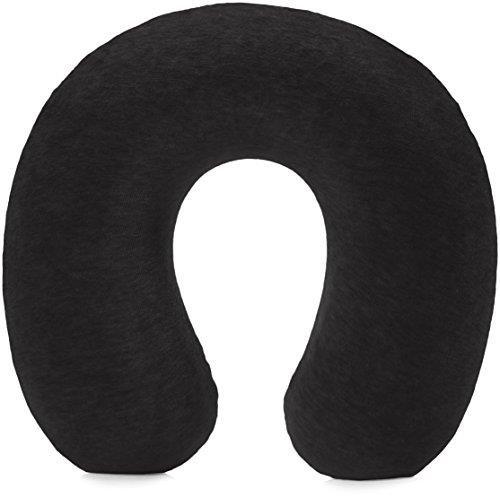 Amazon Basics Memory Foam Neck Travel Pillow - Black