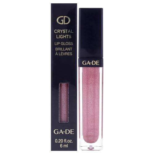 GA-DE Crystal Lights Lip Gloss, 512 - Enriched with Light-Reflecting Crystal Pearls - Smooth Silky, Rich Color - Moisturizes and Adds Shine - 0.2 oz