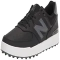 New Balance Men's 574 Greens Golf Shoe, True Black, 15