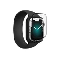 ZAGG InvisibleShield GlassFusion - Made for Apple Watch Series 7 and Series 8 (41mm) - Extreme Hybrid Glass Screen Protection