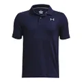 Under Armour Boys' Performance Polo, (410) Midnight Navy / / Pitch Gray, Large