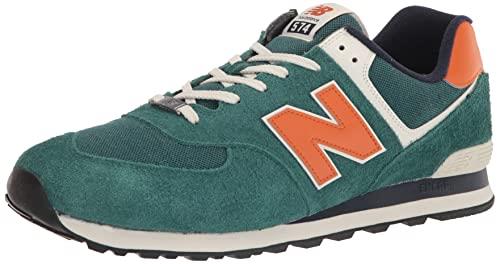 New Balance Unisex-Adult 574 V2 Neo Sole Sneaker, Brown/Light Green, 9 Wide Women/7.5 Men