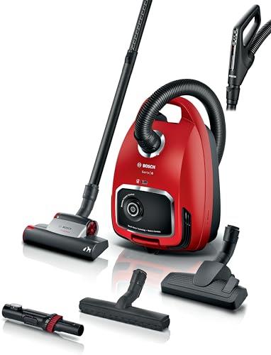 Bosch Series 6 ProAnimal Bagged Vacuum Cleaner, BGL6PETAU, Red