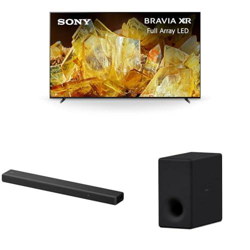 Sony XR65X90L TV with HT-A3000 Soundbar + SA-SW3 Wireless Subwoofer