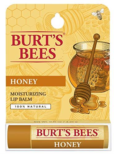 Burt's Bees 100% Natural Moisturizing Lip Balm, Honey, 1 Tube in Blister Box