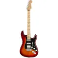 Fender Player Plus Top Stratocaster Plus Top Electric Guitar, Aged Cherry Burst, Maple Fingerboard