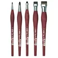 da Vinci Oil & Acrylic Series 5269 College Synthetic Paint Brush Set, Multiple Sizes, 5 Brushes (Series 8730 and 8740)
