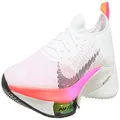 NIKE Men's Air Zoom Tempo Next% Sneaker, White Black Washed Coral Pink, 13 US