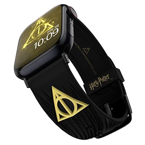 Harry Potter - Deathly Hallows 3D Smartwatch Strap - Officially Licensed - Compatible with All Apple Watch Sizes and Series (Watch Not Included)
