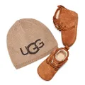 UGG Kids' Baby Neumel & UGG Beanie Gift Set Crib Shoe