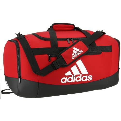 adidas Defender 4 Medium Duffel Bag, Team Power Red, One Size, Defender 4 Medium Duffel Bag