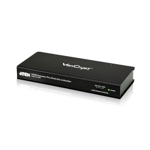 Aten VanCryst HDMI Repeater and Audio De-Embedder, Black