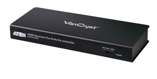 Aten VanCryst HDMI Repeater and Audio De-Embedder, Black