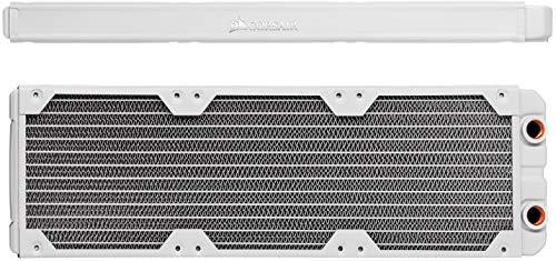 CORSAIR Hydro X Series XR5 360mm Water Cooling Radiator - Triple 120mm Fan Mounts - Premium Copper Construction - Easy Installation - White