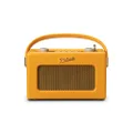 Roberts Revival UNO BT Radio - Portable Compact Radio with DAB+/FM, Bluetooth, Vintage Design, Streaming, Aux Input, Headphone Jack, Alarm Function, Sun Yellow
