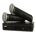 Shure BLX288/PG58 Wireless Vocal Combo with PG58 Handheld Microphones, H8