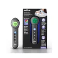 BRAUN NO TOUCH + TOUCH FOREHEAD THERMOMETER BNT400B WITH AGE PRECISION, BLACK