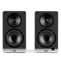 ELAC Debut ConneX 4-1/2" Powered Bookshelf Speakers with HDMI ARC, Pair of Bookshelf Speakers for Home Entertainment System, Walnut