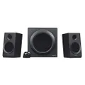 Logitech Z333 2.1 Multimedia Speaker System with Subwoofer, Rich Bold Sound, 80 Watts Peak Power, Strong Bass, 3.5mm Audio and RCA Inputs, UK Plug, PC/PS4/Xbox/TV/Smartphone/Tablet/Music Player, Black