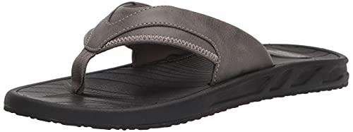 Amazon Essentials Men's Flip Flop Sandal, Grey, 10