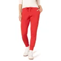 Amazon Essentials Women's Fleece Jogger Sweatpant (Available in Plus Size), Red, Small