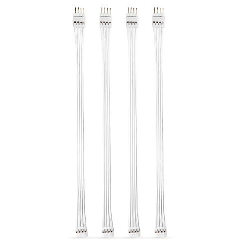 Philips Hue Gradient Lightstrip - Smart Lighting with Extension Cables (15 cm, Pack of 4)