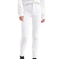Levi's Women's Plus Size 721 High Rise Skinny Jeans, Soft Clean White (Waterless), 30 Regular