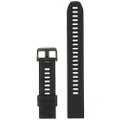 Garmin QuickFit 20 Watch Bands, Black Silicone (Large)