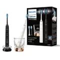 Philips Sonicare DiamondClean Series 9000 Double Pack Advanced Whitening Sonic Electric Cleaner with Mobile App, Black/Rose Gold (HX9914/61)