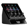Hercules Stream 100, Audio Mixer for Content Creators, Streaming, and Gaming, Up to 8 Tracks, LCD Screen, 4 Actions Buttons and Customizable Interface. - Compatible with Windows PC Only