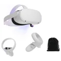 Meta Quest 2, VR Headset — Advanced All-in-One Virtual Reality Headset — 128 GB, Includes Storage Pouch