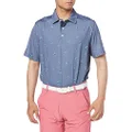 Puma Golf MATTR Micro Polo Shirt, Men's, White glo/Navy Blazer, M