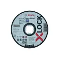Bosch Accessories Bosch Professional 1x Standard for Inox Straight Cutting Disc (Stainless Steel, X-LOCK, 125 mm, Thickness 1 mm, Accessories Angle Grinder)