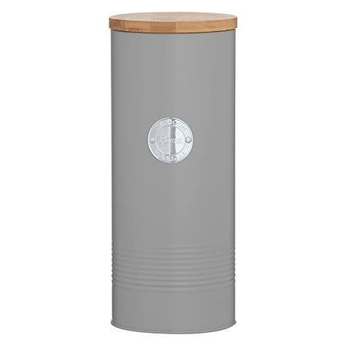 Typhoon Living Pasta Storage Jar, Grey, 1400.737V
