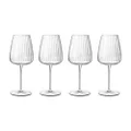 Luigi Bormioli 23-6513145 New Optica Chardonnay Wine Glass 4 Pack, 550 ml Capacity