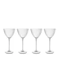 Luigi Bormioli 23-6513168 New Optica Martini Wine Glass 4 Pack, 200 ml Capacity