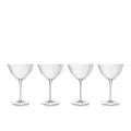 Luigi Bormioli 23-6513168 New Optica Martini Wine Glass 4 Pack, 200 ml Capacity