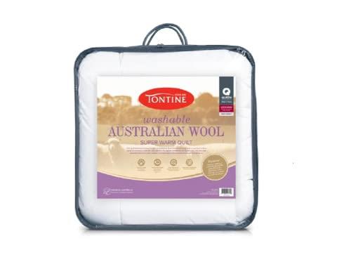 Tontine Super Warm Washable Australian Wool Quilt, Single