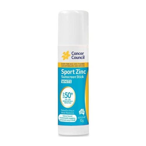 Cancer Council Sport Zinc SPF50+ Sunscreen Stick 12 g