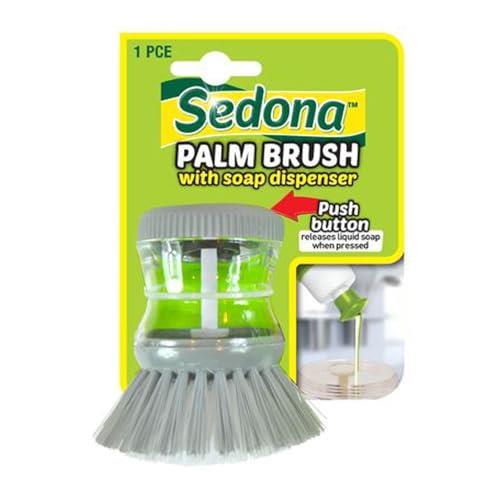 Sedona Compact Dish Cleaning Brush with Soap Dispenser