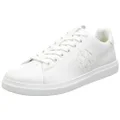 Tory Burch 149728 Double T Women's Sneakers, White/White, 23.0 cm