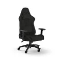 CORSAIR TC100 RELAXED Gaming Chair - Leatherette - Racing-Inspired Design - Lumbar Pillow - Detachable Memory Foam Neck Pillow - Adjustable Seat Height - Adjustable Armrests - Black