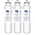OHFULLS DW2042FR-09 Refrigerator Water Filter Replacement, Compatible with Aqua Crystal DW2042FR-09/3019986700, Electrolux Westinghouse Smeg Daewoo Hisense Fridges, 3-Pack