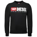 Diesel Unisex S-Ginn-div Sweat Shirt Sweatshirt, Light White, XXS
