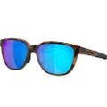 Oakley Actuator Sunglasses Matte Brown Tortoise with Prizm Sapphire Polarized Lens 57mm + Hard Case, Matte Brown Tortoise, One Size