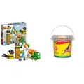 LEGO DUPLO Town Construction Site 10990 and Crayola My First Jumbo Crayons