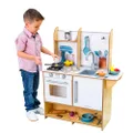 KidKraft Surprise Sweets Wooden Toy Kitchen with Water-Reveal Play Food and 32 Kitchen Accessories, Kids' Kitchen Set, Kids' Toys, 20409