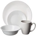 Corelle Livingware 16-Piece Dinnerware Set, Winter Frost White, Service for 4 [Discontinued]